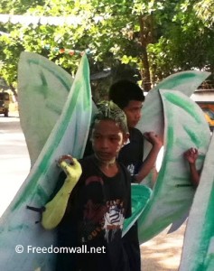 Freedom Wall_Palaran Festival_2011_Bonawon_Ikaw Na ang Bida Palaran Festival 2011 Bonawon street performer