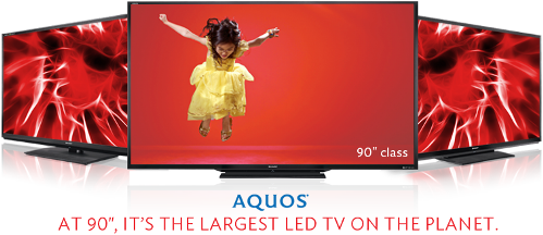 Sharp's 90" LED TV