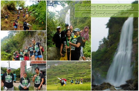 Trekking to Bomod-ok Falls