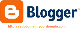 customize blogger subdomain