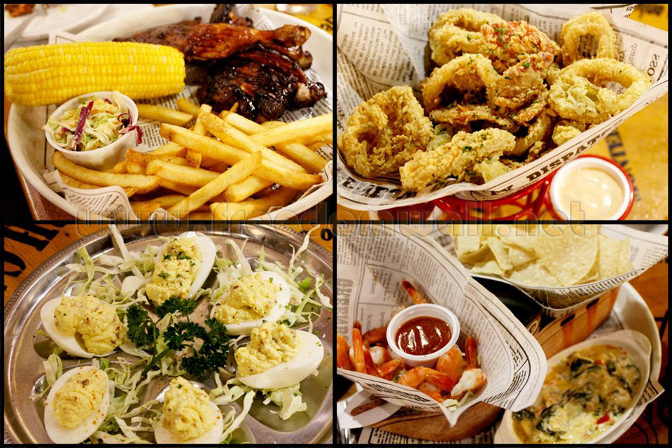 Spicy and “Shrimpy” Munch at Bubba Gump Freedom Wall