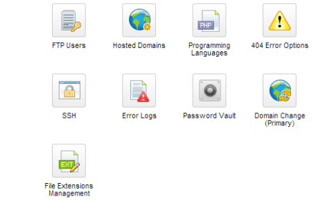 godaddy control panel settings tool