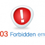 403 forbidden error
