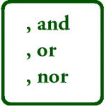 serial comma or Oxford comma