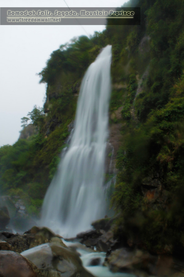 Shutter  Bomod-ok Falls  Sagada  Mountain Province Freedom Wall