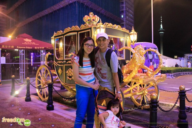 The first family at the Emperor Palace's carriage