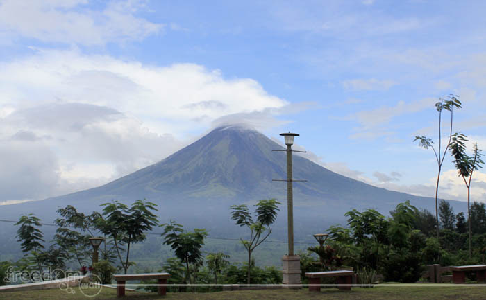 Mount Mayon as viewed from Lignon Hill