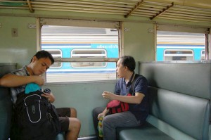 Inside the train