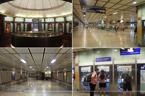 Inside MRT Hua Lamphong Station