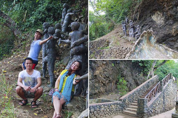 Just below the Ermita Hill with Corinne Grace "Cookie" Santelices, Teddy Buagas, and Ian Limpangog