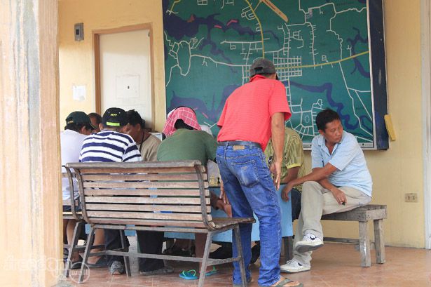 Chess, a favorite pastime at the park fronting Roxas City Hall