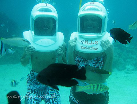 Helmet diving