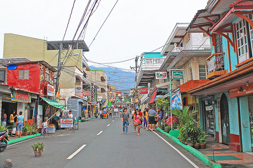 sandal shopping at the street in liliw