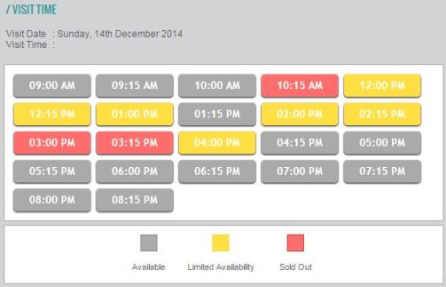Petronas eticket reservation slots