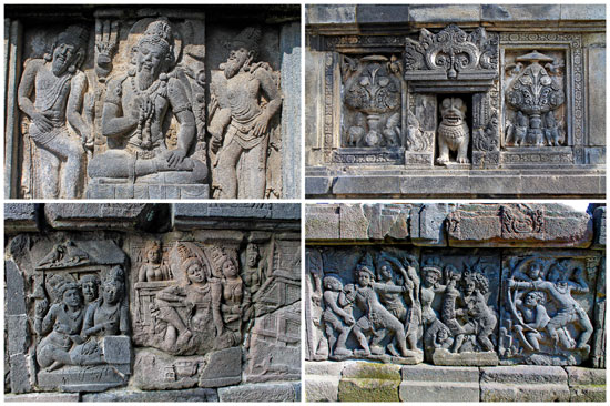 Candi Prambanan Gallery (wall carvings)