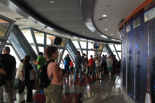 The observation deck of Menara KL (KL Tower)
