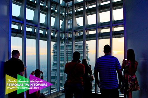 The Observation Deck at the 86/F of Petronas Twin Towers