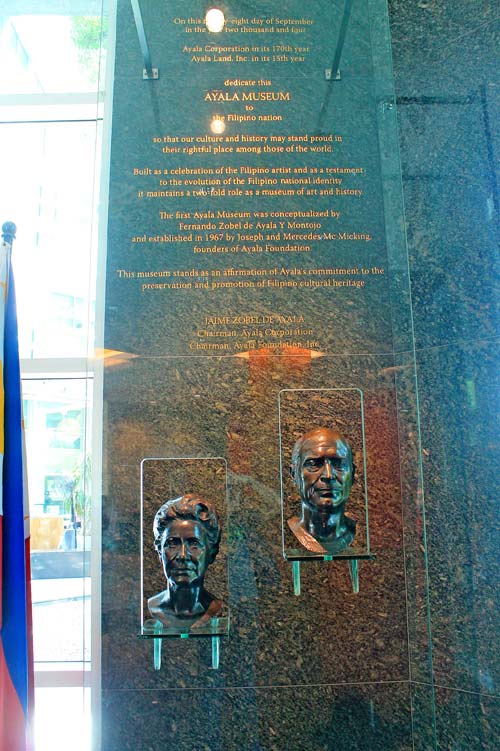 ayala museum dedication