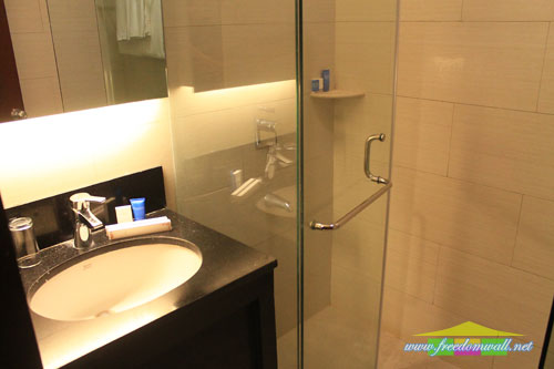 The plaza hotel bathroom