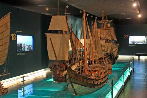 Miniature Galleons from the Maritime Vessels Exhibit of Ayala Museum