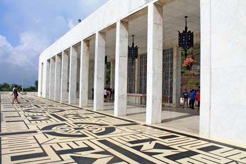 The facade of the Colonnade
