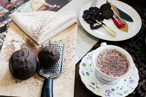 Masterfully-prepared chocolate drink