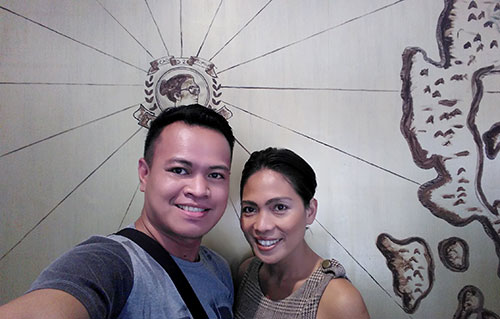 A selfie with the Philippines' chocolate queen, Ms Raquel Choa
