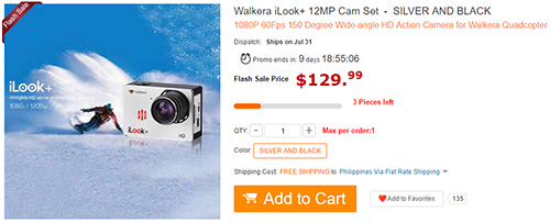 Walkera iLook+ 12MP Cam Set