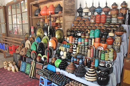 Lacquerwares, Myanmar's pride, are made from bamboo, handcrafted, smoothened, and dyed