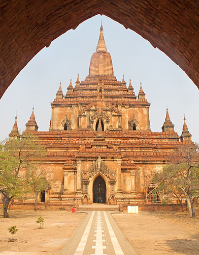 Sulamani is Bagan's tallest pagoda according to my guide, Tuton