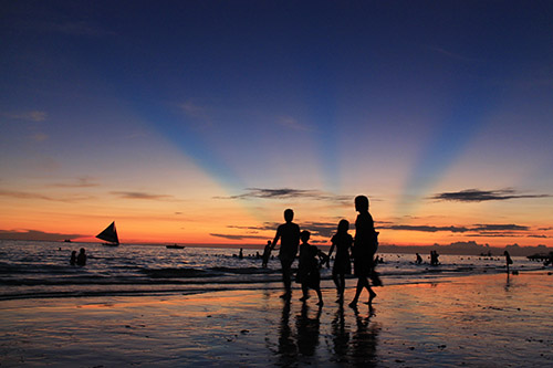Isn't it ironic? No matter how hard life is, there is always a beautiful sunset at the end of the day.