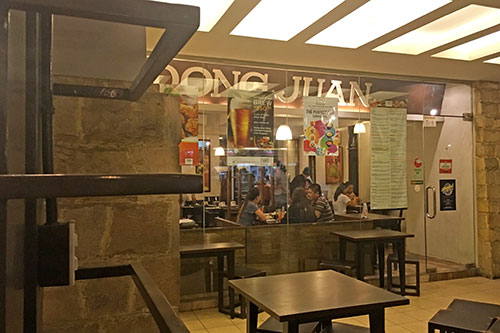The facade of Dong Juan Persimmon Mabolo branch