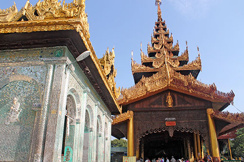 Fascinating structures of Shwedagon