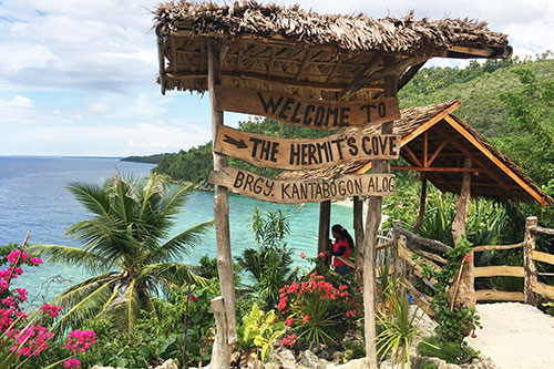 Hermit's Cove stairway gate