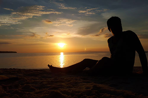 A stunning sunset at Digyo Island