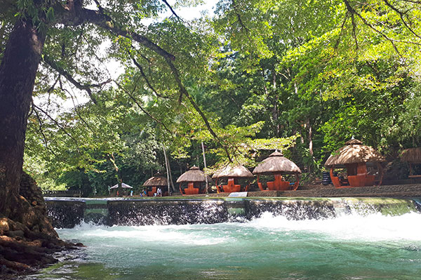 Cabanas for rent at Malumpati
