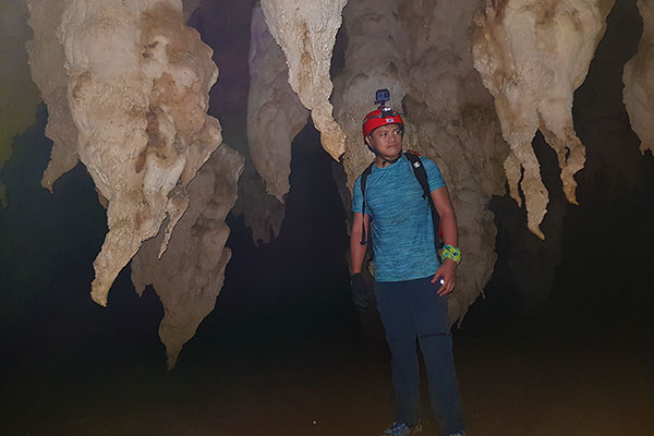 Stalactites of Upper Langun Cave