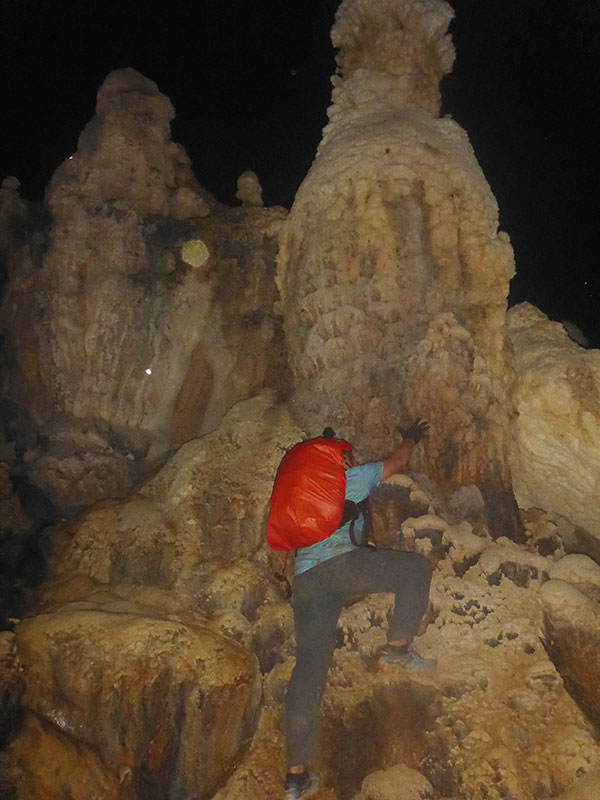 Scaling a giant tower cone