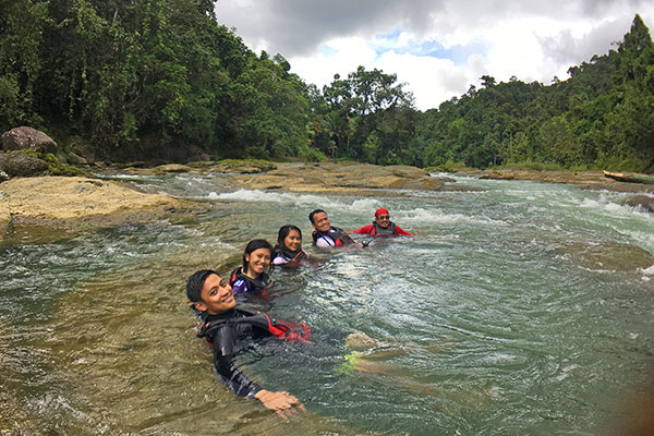 A natural pool in Deni Point