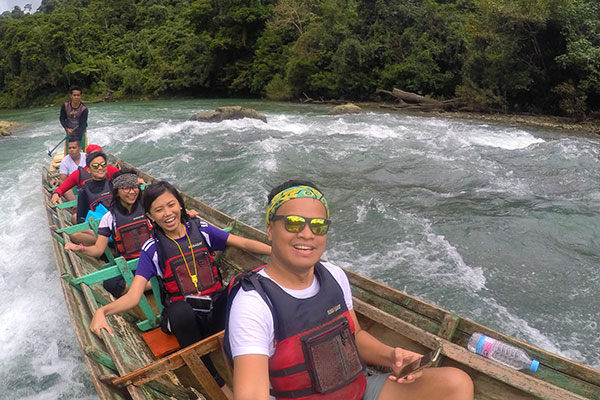 Torpedo extreme boat ride in Paranas, Samar