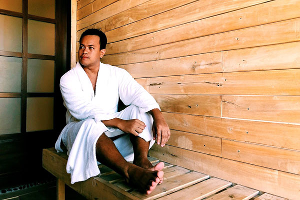 Sauna at The Spa Dakak