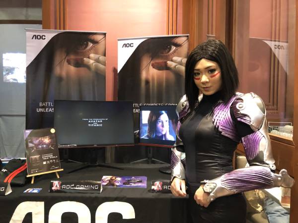 Alita cosplayer as she posed for the photo shoot during the AOC event in SM Seaside City Cebu