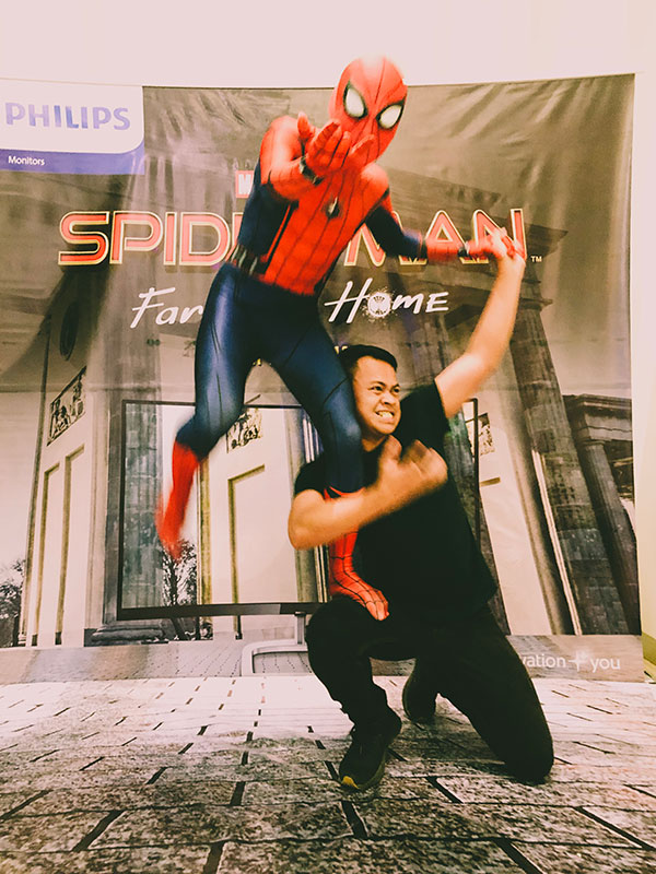 Action-packed. Thanks Spider-Man, I know you are game for this.