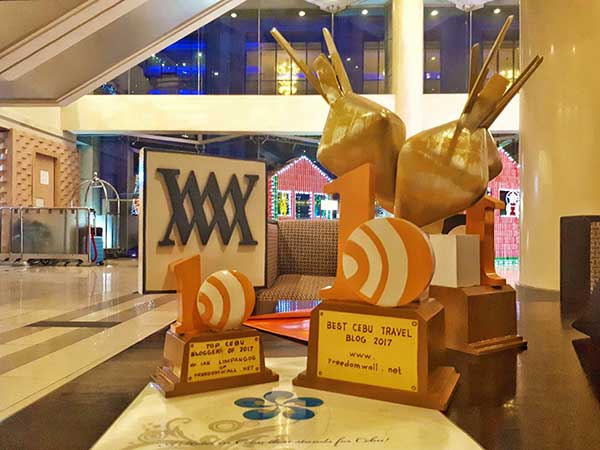 Freedom Wall won the 2017 Best Cebu Travel Blog and Top Cebu Blog/Blogger of the Year
