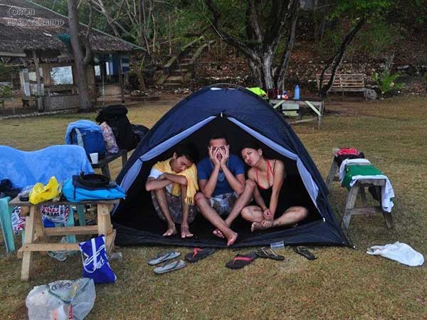 My first even beach camp was in Banan Island in Coron. It rained really hard at dawn and soaked most of our stuff with rain water.
