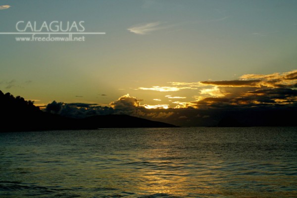 calaguas sunset