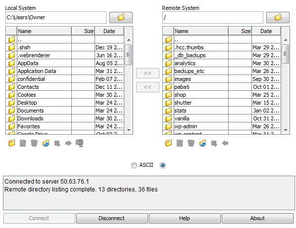 godaddy java ftp client tool