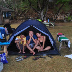 Rainy and Windy Camp in Banana Island Coron: A Throwback Post