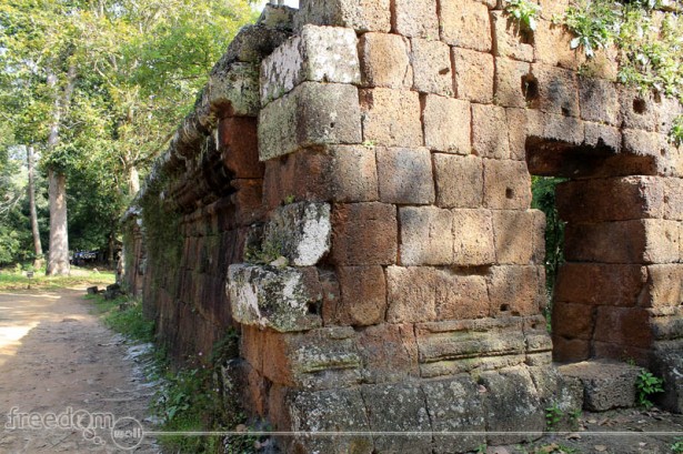 The Phimeanakas And The Remains Of Angkor Thom Royal Palace Freedom Wall
