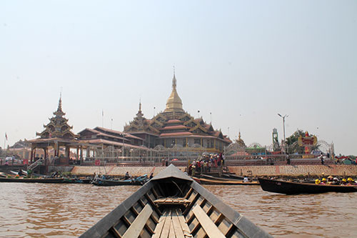 Approaching Phaung Daw Oo Pagoda